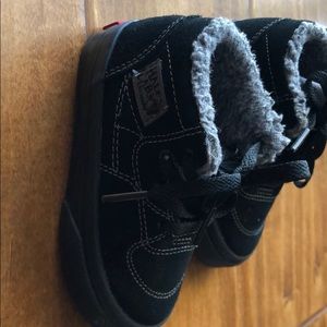 Toddler blacks half cab Vans